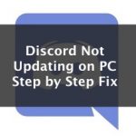 discord not updating on pc